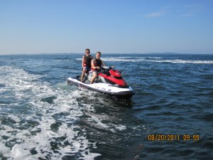 Jeff and James on the Sound