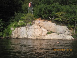 James off Cliff